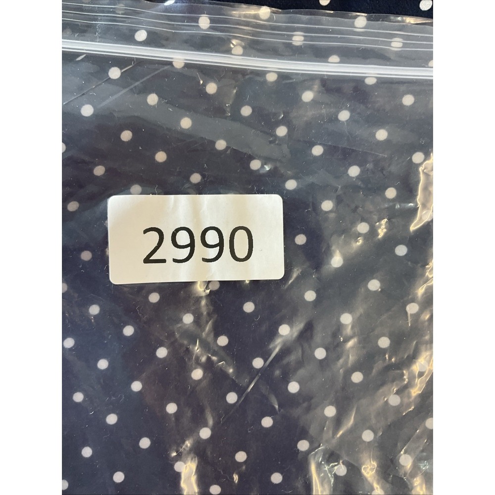 Petite Plume Pajamas Womens S 100% Silk Blue Polka Dot Set Pocket Quiet Luxury - Picture 9 of 9